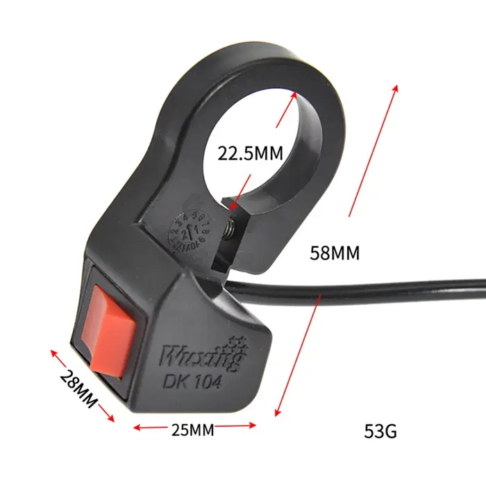 Bouton de commutation universel avant et arrière pour vélo électrique et scooter
