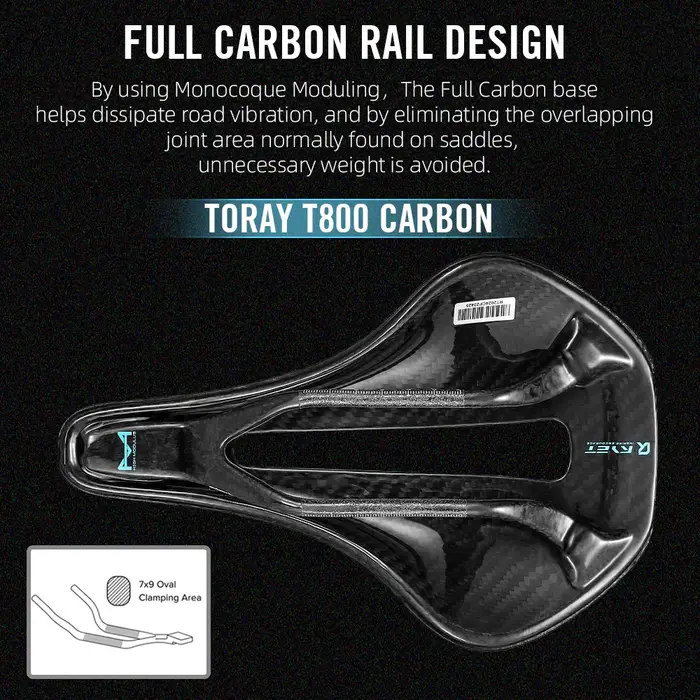 Selle de vélo entièrement en carbone imprimée en 3D