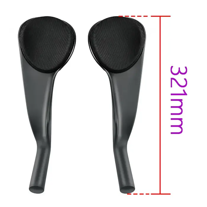Guidon de repos TT en carbone pour vélo de route, extension de guidon de vélo de route en carbone, b