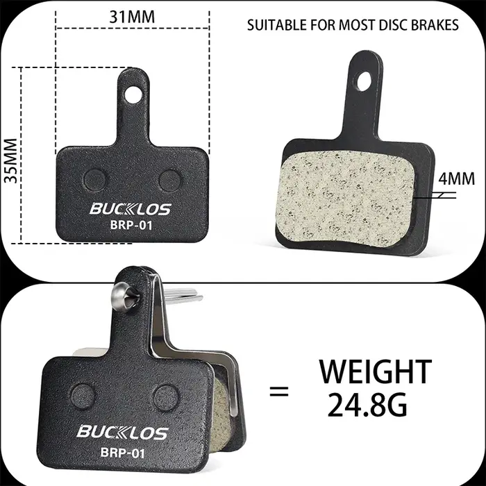 BUCKLOS plaquettes de frein de vélo