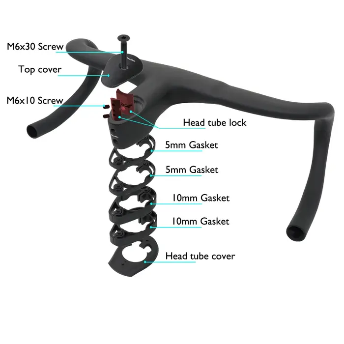Nouveauté : Guidon intégré en carbone F12 pour Pinarello Dogma F MY25