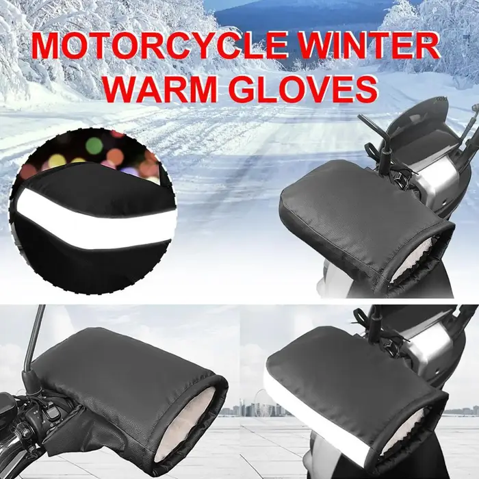 Mitaines de guidon de moto