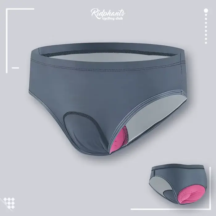 Sous-vêtements de cyclisme pour femmes avec coussin en silicone pour évacuer l'humidité, respirants,