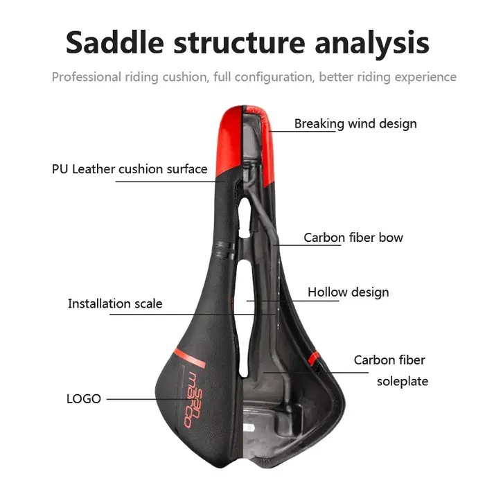 SAN MARCO mantra selle en fibre de carbone pour vélo de route 143mm Ultra-léger respirant hommes femmes