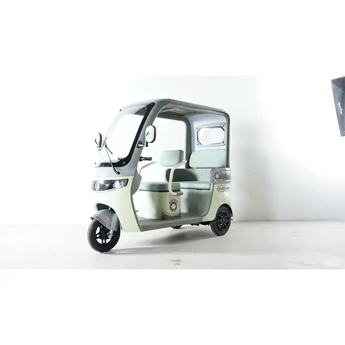 Tricycle électrique de transport pour voitures électriques, voiturettes de golf, tricycle électrique à carrosserie ouverte, tricycle de tourisme, véhicule de mobilité