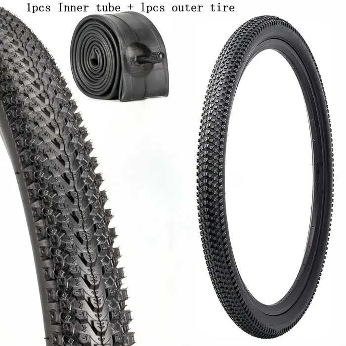 Kit de remplacement de pneu et chambre à air de vélo 24 pouces 24x1.5 24x1.75 24x2.35 pour VTT