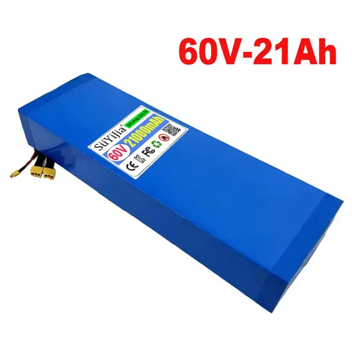 Batterie originale Kaabo 60V 21Ah type Li-ion pour scooter et vélo électrique double moteur haute capacité couleur verte