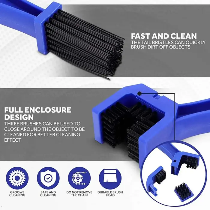 Brosse de nettoyage de chaîne de vélo