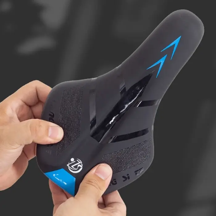 Selle de vélo de route ultralégère et étanche pour enfant, avec coussin, en polymère, amissié, pour VTT