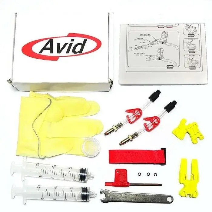 Kit d'outils de purge de freins à disque hydrauliques pour vélos Cycle Zone, compatible avec Formula