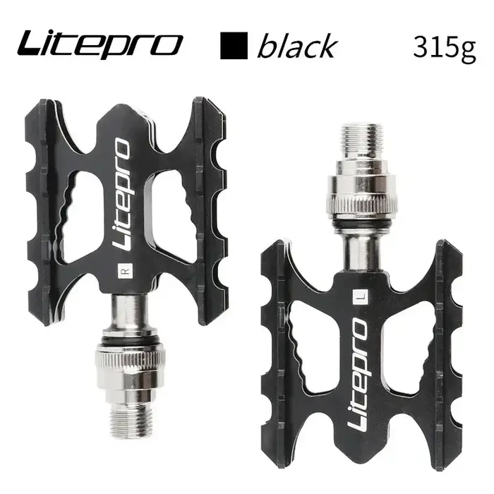 Litepro pédale de vélo ultralégère à dégagement rapide en alliage d'aluminium