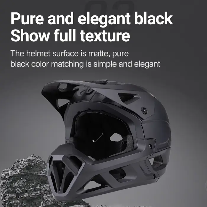 Horntour 2025 adulte VTT casque intégral moulé moto équitation sécurité vélo