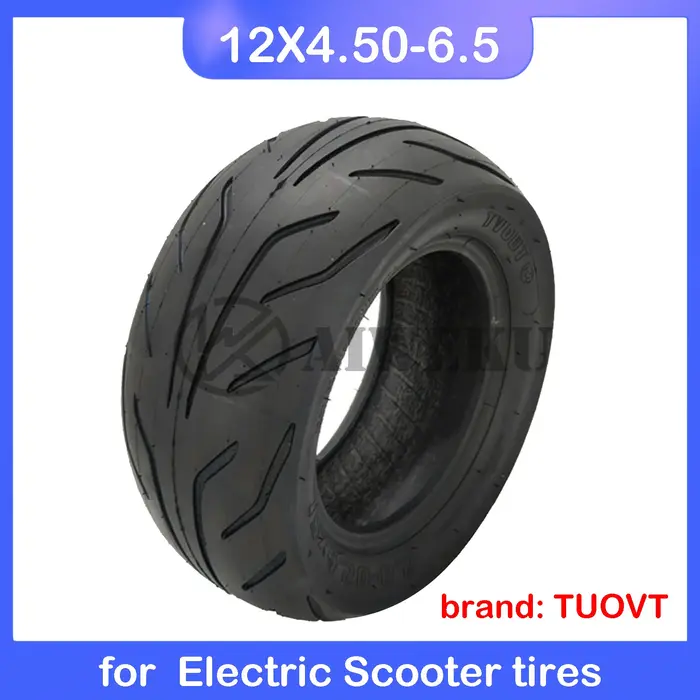 TUOVT-Trottinette électrique 12x6.5 pouces, roue avant et arrière, pièces de haute qualité
