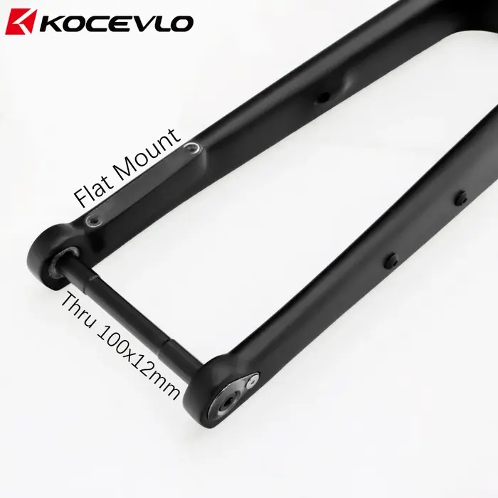 Fourche de vélo de gravier KOCEVLO GF07 en fibre de carbone conique