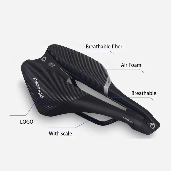 1pc Prologo Dimension 245x143mm unisexe nez court selle de vélo