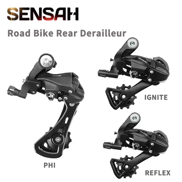 Dérailleur arrière SENSAH 8 9 10 vitesses pour VTT et vélo de route