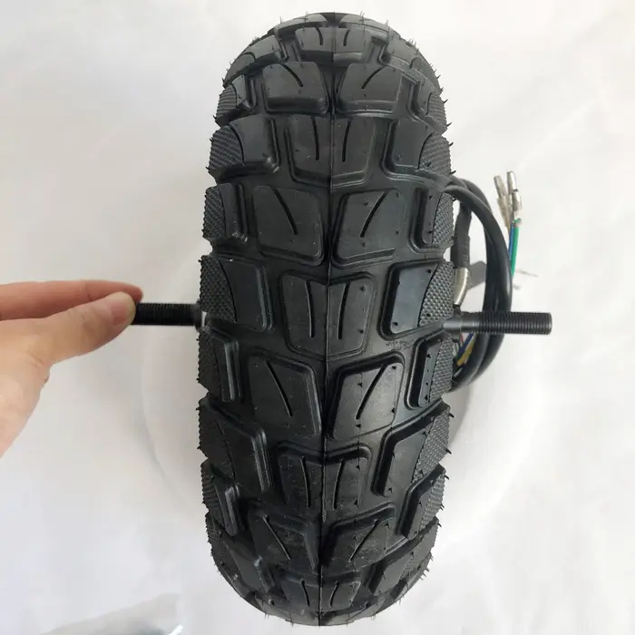 Roue de moteur de vélo électrique pour scooter pliant à double entraînement