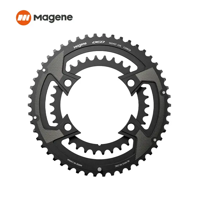 Magene plateau 110BCD fendu creux Ultra léger roue compteur de puissance vélo de route accessoires p