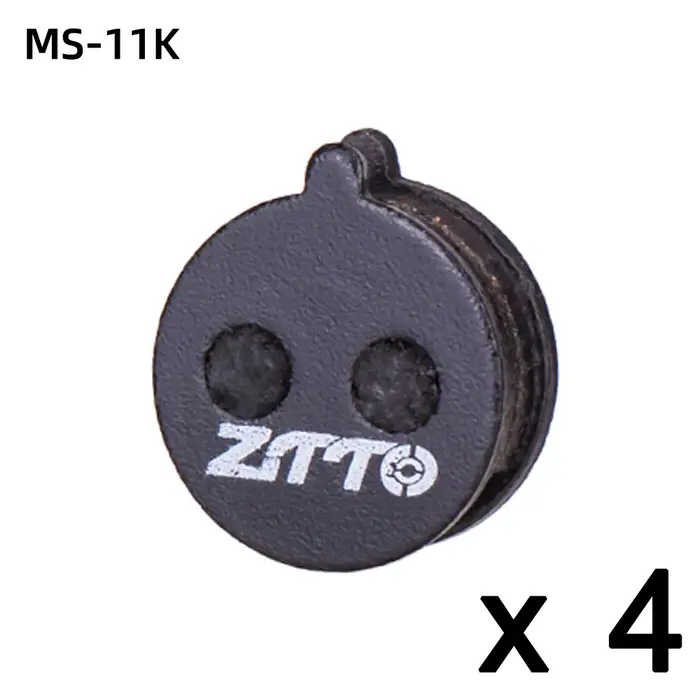 ZTTO 4 paires de plaquettes de frein de vélo semi-métal vtt en céramique silencieuse