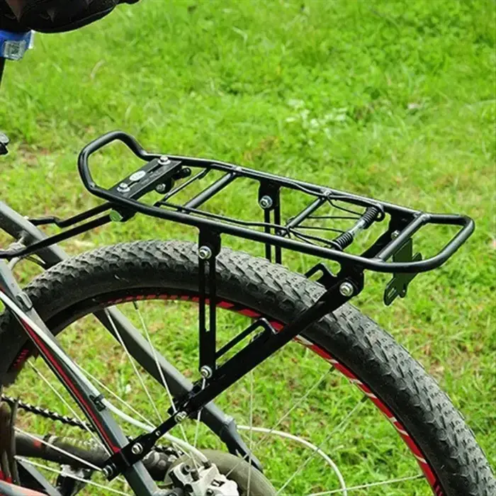 Porte-bagages arrière pour vélo, porte-bagages à dégagement rapide de grande capacité, accessoires pour vélos de montagne et pliants