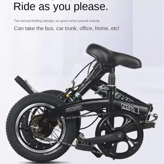 Mini vélo pliant de 12 pouces sans Installation pour femmes