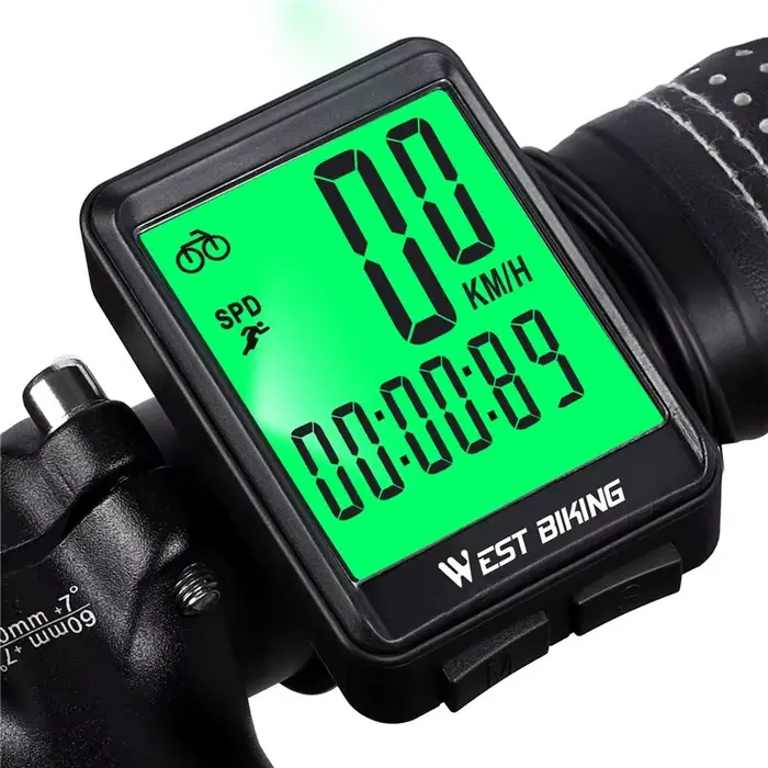 WEST BIKING Ordinateur de vélo sans fil, compteur kilométrique pour VTT et vélo de route, étanche av