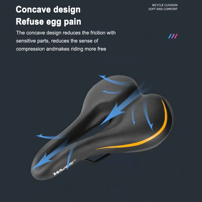 Selle de vélo confortable pour vtt