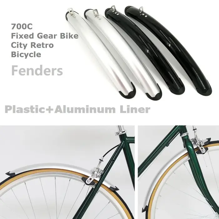 Garde-boue de vélo de route 700C à engrenage fixe