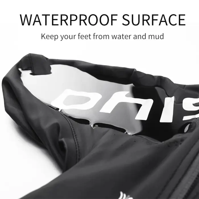 Couvre-chaussure de cyclisme hiver thermique GIYO RD-100 imperméable et réfléchissant en PU et Polyester pour vélo de route et VTT pour homme et femme