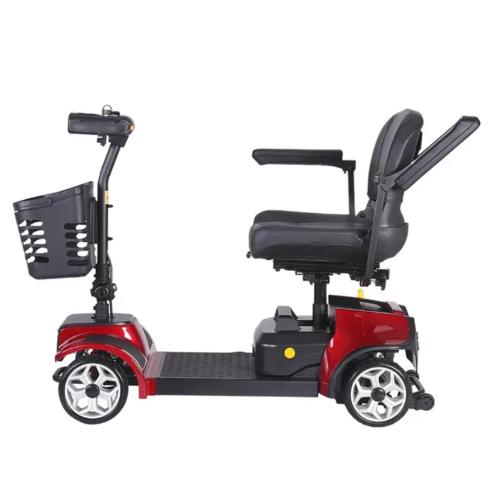 Scooter électrique pliable à 4 roues Airo Wholesale pour personnes âgées et seniors handicapés, peti