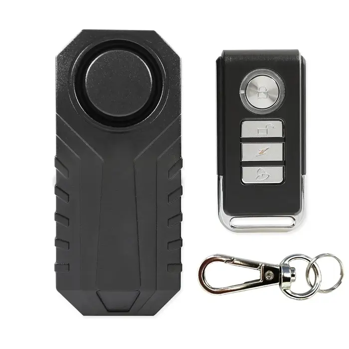 Alarme antivol pour vélo et moto, 113db, capteur de vibrations de sécurité sans fil, étanche, alarme
