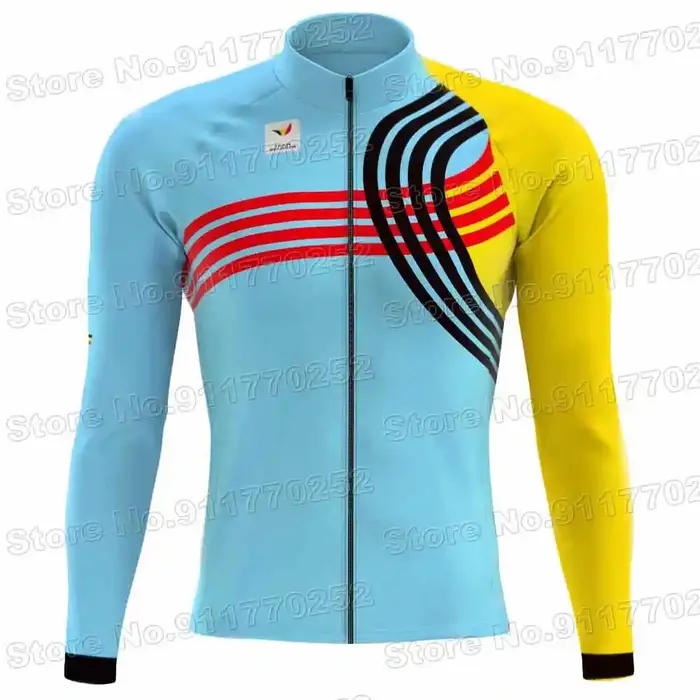 Maillot de cyclisme de l'équipe nationale de Belgique 2025 pour homme