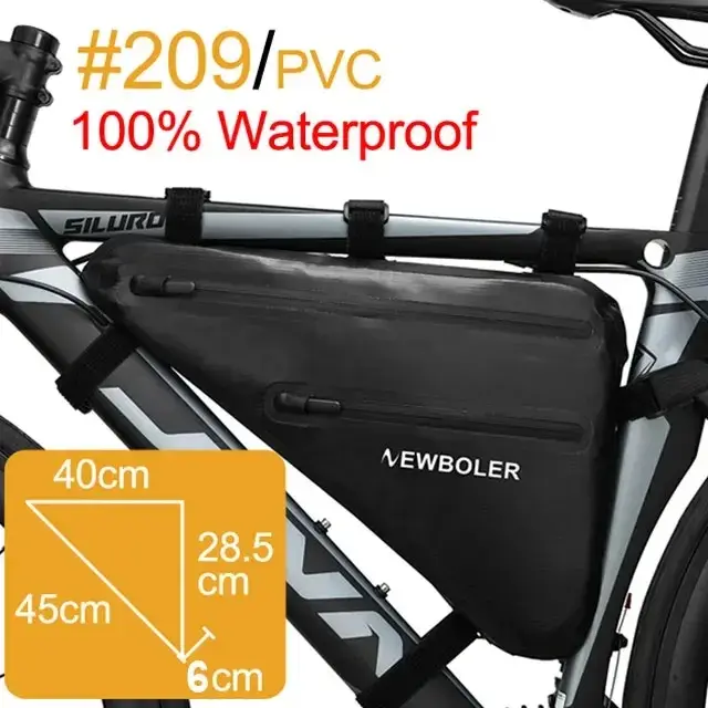 NEWBOLER sac de vélo étanche à la pluie grande capacité vtt