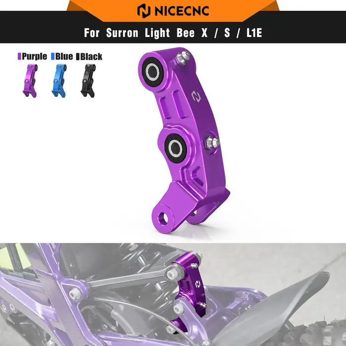 NICECNC pour Surron light bee X S L1E vélo de saleté électrique 0.75 "/20MM hauteur Suspension arrière liaison pour Segway X160 X260 2024 2025