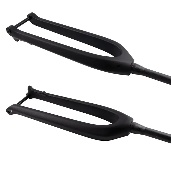 Nouveau VTT entièrement en Fiber de carbone UD VTT frein à disque 15x110mm Boost fourche de vélo améliorée à axe traversant câble intérieur conique