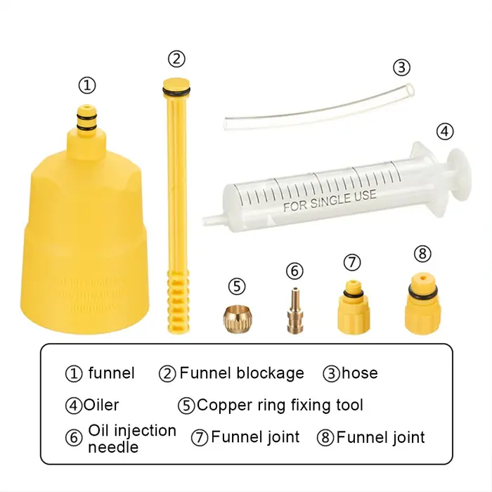Kit de purge de frein à disque pour vélo