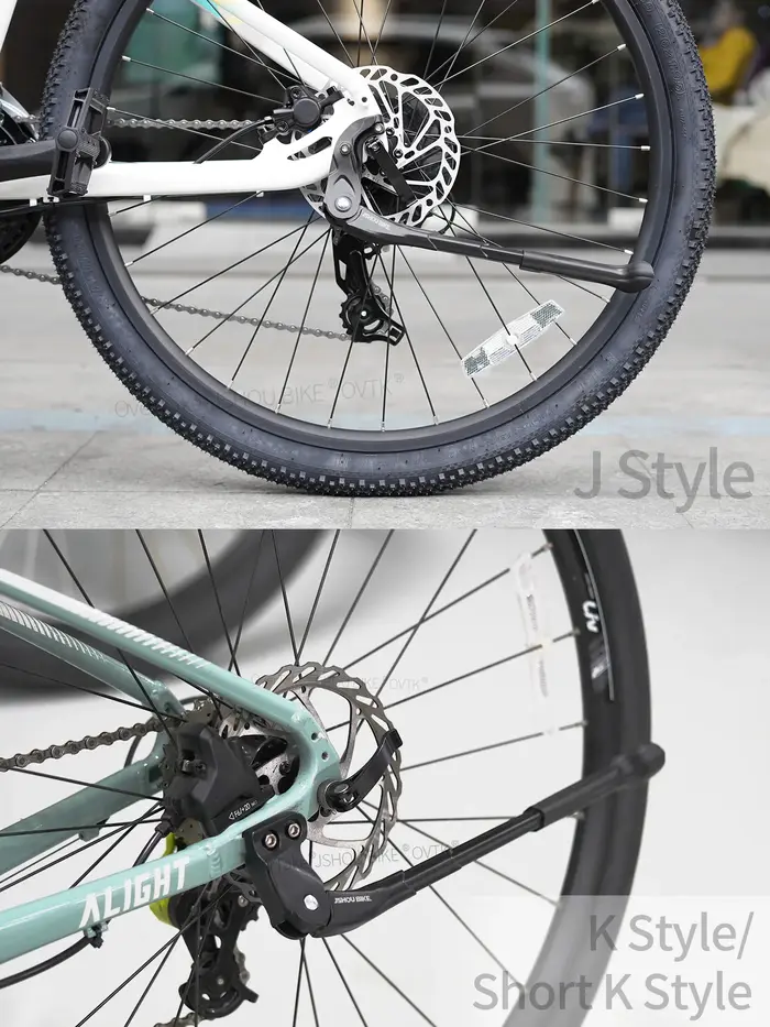 JSHOUBIKE Nouvelle génération de béquille de vélo réglable en alliage d'aluminium pour GIANT ATX XTC MARIN TREK