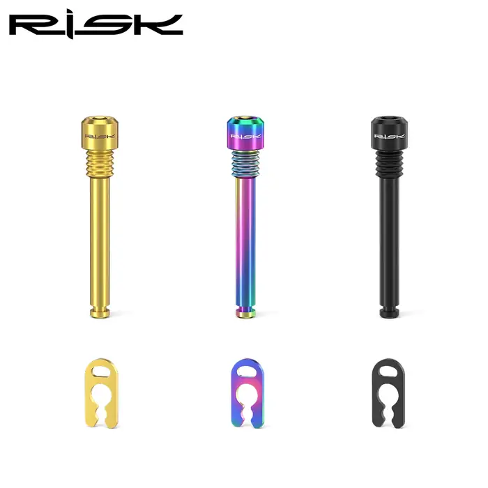 Risque 2 pièces boulon de frein à disque hydraulique de vélo pour Shimano Pad vtt vélo M4x26.5 bouch