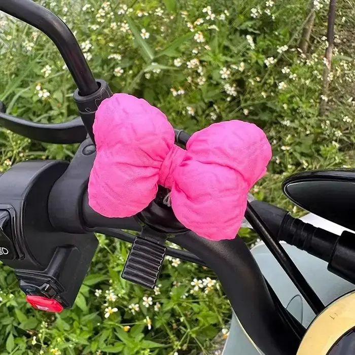 Cloche de vélo à nœud papillon mignon pour enfants filles et garçons