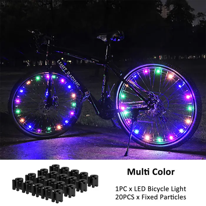 Lumières de roue chaude de vélo