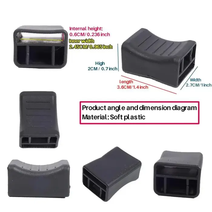 Sangles d'adaptation de roue de vélo pour porte-vélos de toit en plastique souple avec coussin de protection à dégagement rapide pour Thule 599 598 591 568 564 561 532
