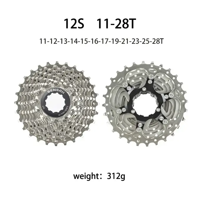 SENSAH 12 vitesses Cassette vélo de route 11-28T/30T/32T/34T 12V volant d'inertie K7 12S roue libre 