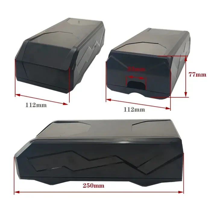 Boîte de rangement pour contrôleur de vélos électriques, 250x112x77mm, Kit de Conversion de vélo électrique Extra Large ABS pour grand contrôleur de vélo Acc