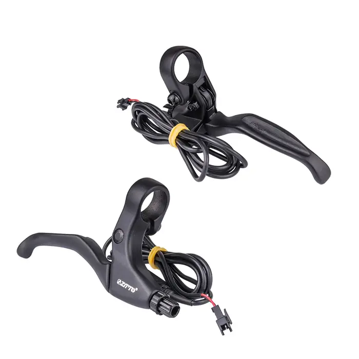 ZTTO-Levier de frein électrique pour vélo électrique, poignée de frein de mise hors tension avec cloche, connecteurs à 2 broches, haute qualité
