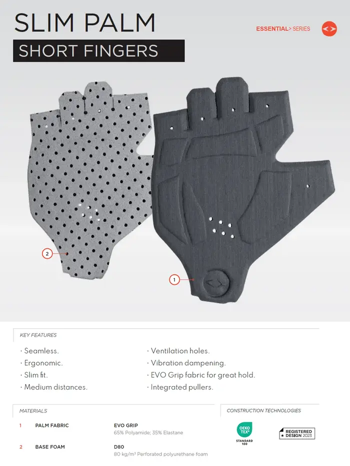 Gants de cyclisme pour hommes DAREVIE, Italie, ELASTIC INTERFACE TEAM PALM 80 KG/m³, gants de cyclisme avec rembourrage, antidérapants, antichocs, gants de sport