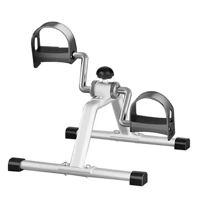Vélo d'exercice pliable portable pour bras et jambes avec résistance réglable, pédalier d'exercice s
