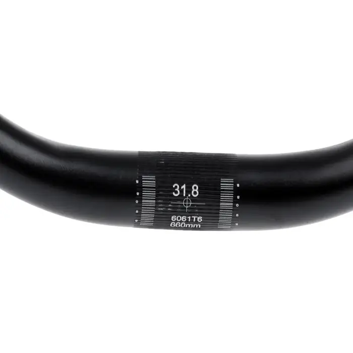 Guidon de vélo VTT Riser Bar rétro pour femmes 31,8x640mm Noir
