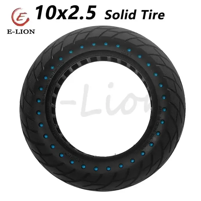 Pneu solide de 10 pouces 10x2,5 pour trottinette électrique Ninebot Max G30 G30D, pneu sans chambre à air en nid d'abeille, pneu avant et arrière amortissant