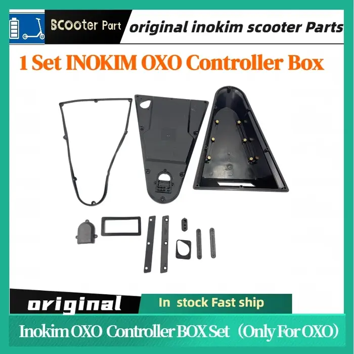 Boîtier de commande pour trottinette électrique INOKIM OXO avec compartiment de commande avant, peti