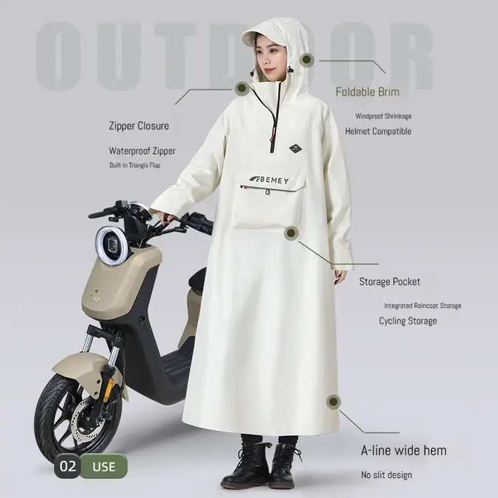 Nouvelle Imperméable Électrique pour Trottinette